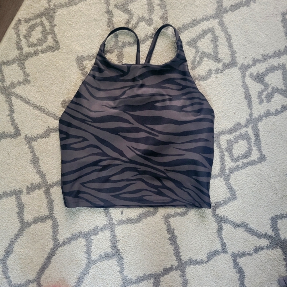 Onl navy workout top